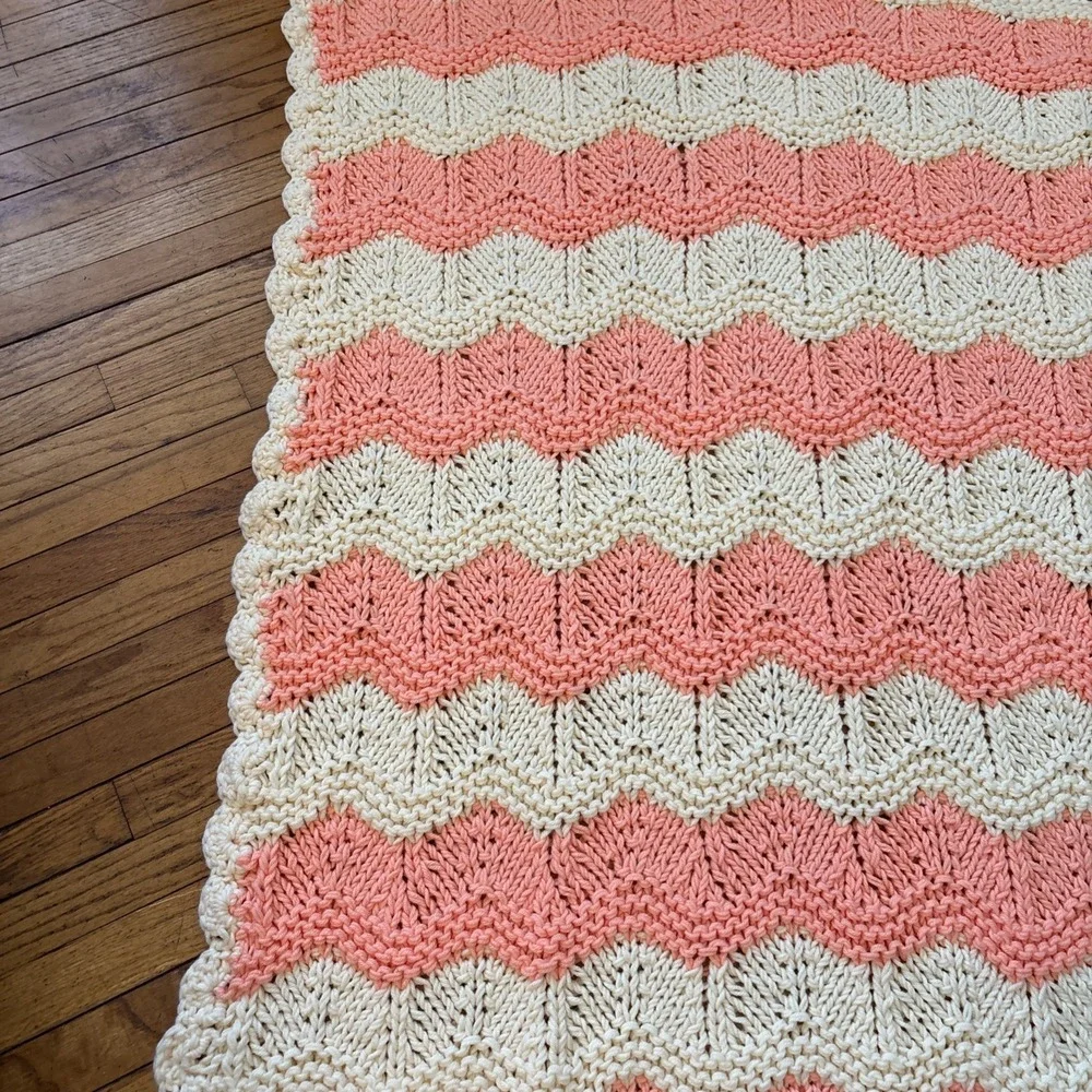 Handmade‎ Crochet Afghan Small Blanket Throw Lap Blanket 43 x 50